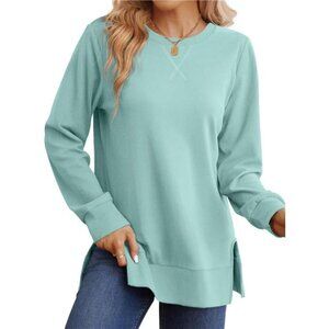 Women's Sweatshirt – Side Split, Long Sleeve Fall Fashion